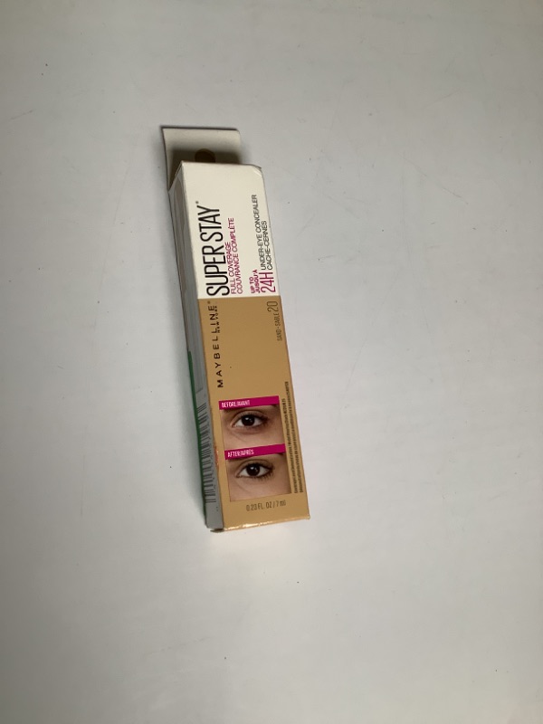 Photo 2 of Maybelline Super Stay Full Coverage Under-Eye Concealer - 20 Sand - 0.23 Fl oz new