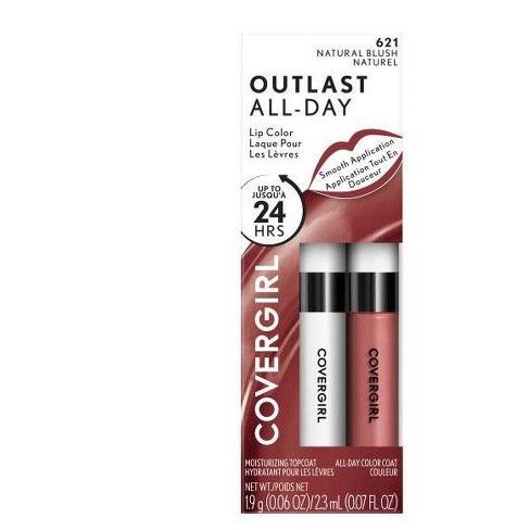 Photo 1 of COVERGIRL Outlast All-Day Lip Color Custom Reds, 850 Extraordinary Fuchsia 2 Piece Set new