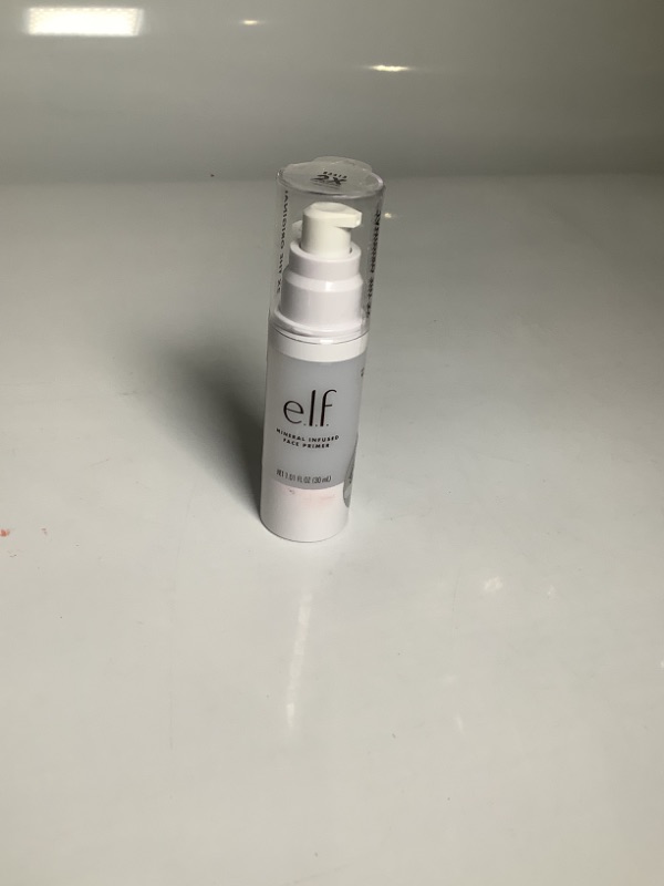 Photo 2 of e.l.f. Mineral Infused Face Primer, Matte Finish, 1.01 Fl Oz Clear NEW