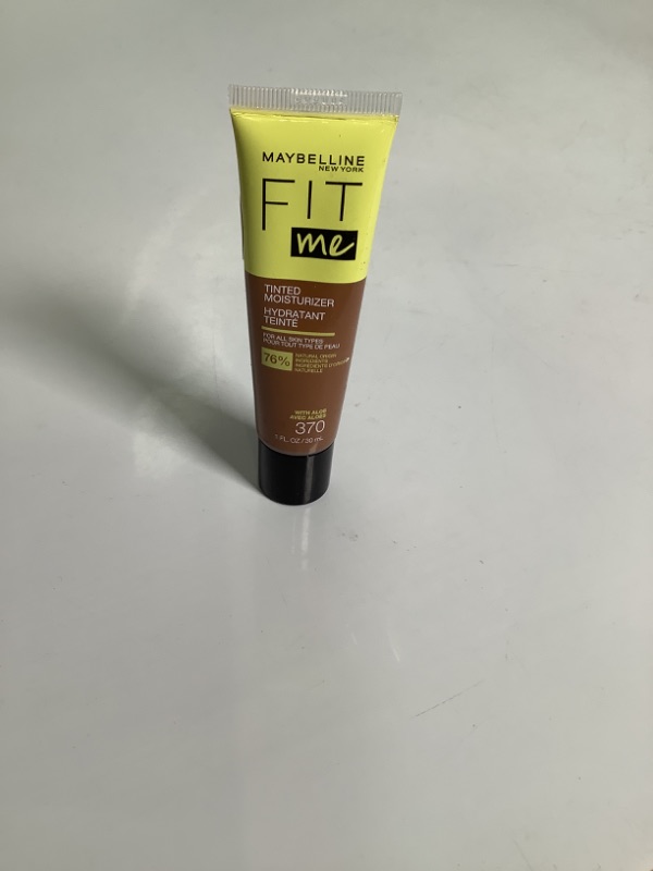 Photo 2 of Maybelline Fit Me Tinted Moisturizer, Natural Coverage, Face Makeup, 370, 1 Piece NEWa