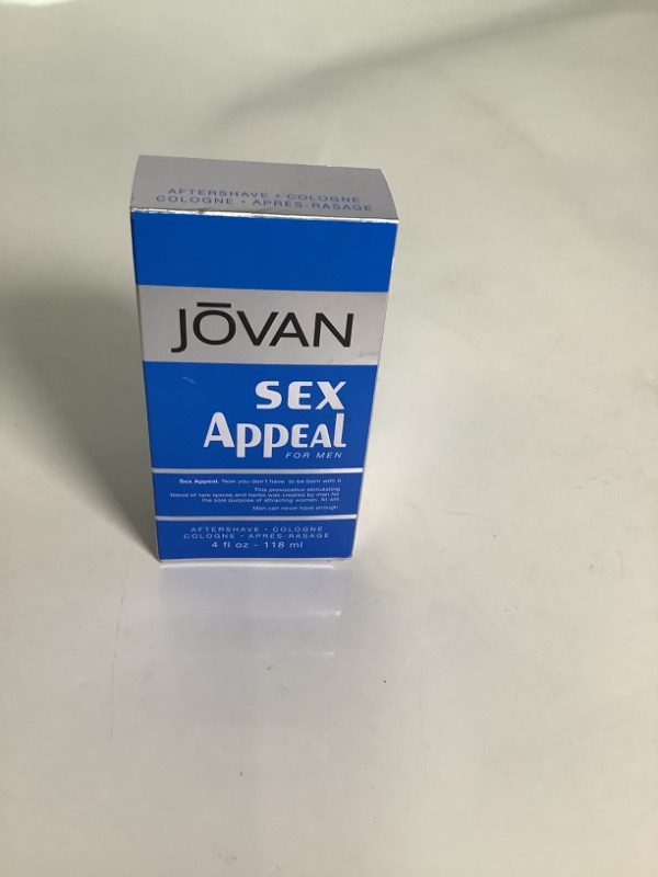 Photo 2 of Jovan Sex Appeal Aftershave/Cologne for Men - 4 Fl oz new 