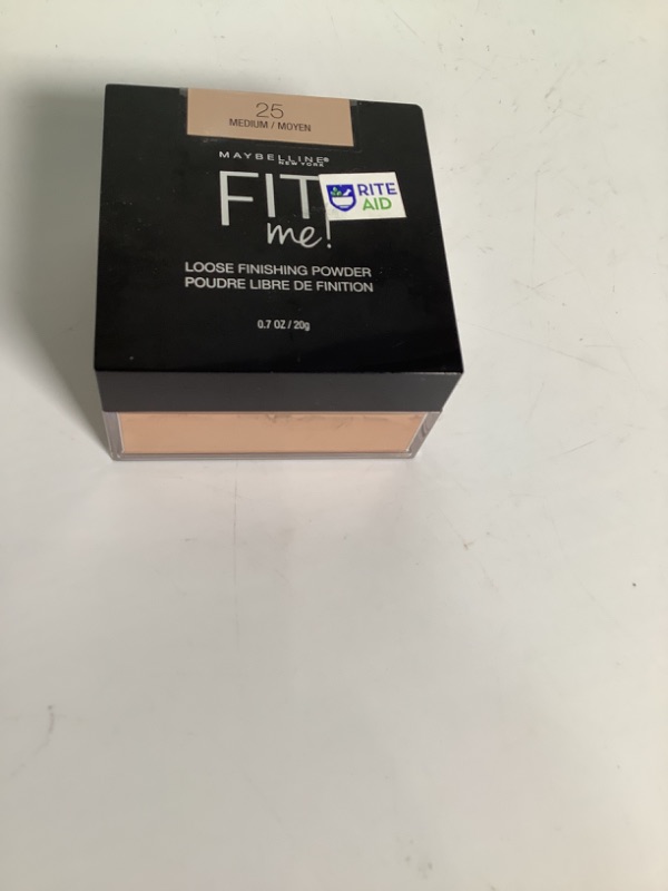 Photo 2 of Maybelline Fit Me Loose Finishing Powder, Medium, 1 Count 25 Medium new 