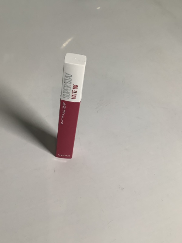 Photo 2 of Maybelline New York Super Stay Matte Ink Liquid Lipstick, Long Lasting High Impact Color, Up to 16H Wear, Lover, Mauve Neutral, 0.17 1 Pair new 