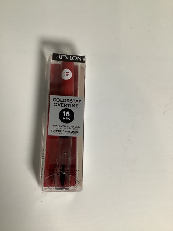 Photo 2 of Revlon Color Stay Overtime Liquid Lip Color, Ultimate Wine [140] 0.07 oz  Ultimate Wine [140] 0.07 Ounce 1 PAIR NEW