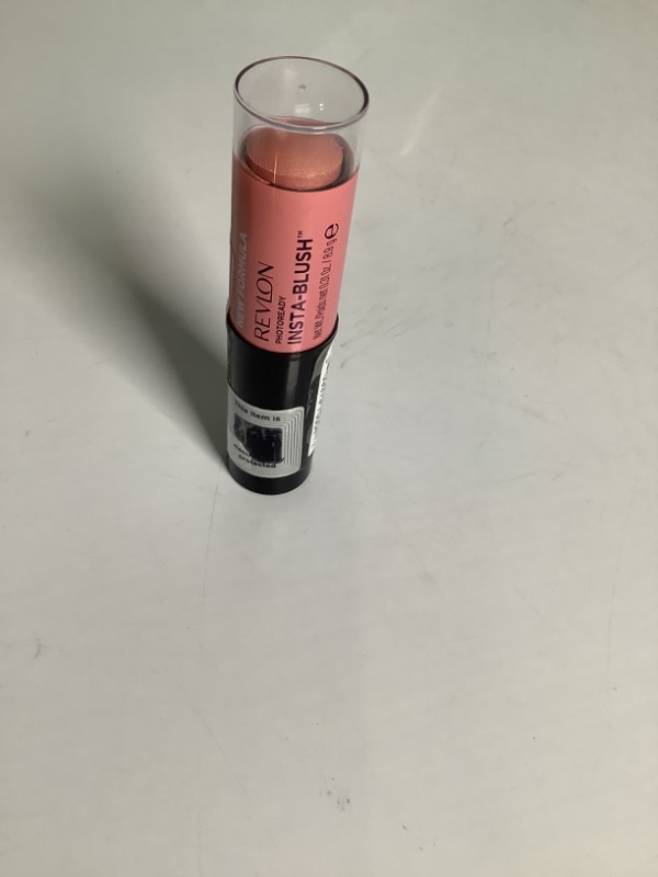 Photo 2 of Blush Stick by Revlon, PhotoReady Insta-Blush Face Makeup with Cream to Powder Formula, High Impact Color, Moisturizing Creamy Formula, 300 Rose Gold Kiss, 1.15 Oz NEW