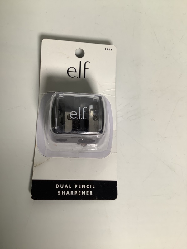 Photo 2 of e.l.f. Dual-Pencil Sharpener, Convenient, Essential Tool, Sharpens, Easy To Clean, Travel-Friendly, Compact, Vegan & Cruelty-Free, 1 Pair new 