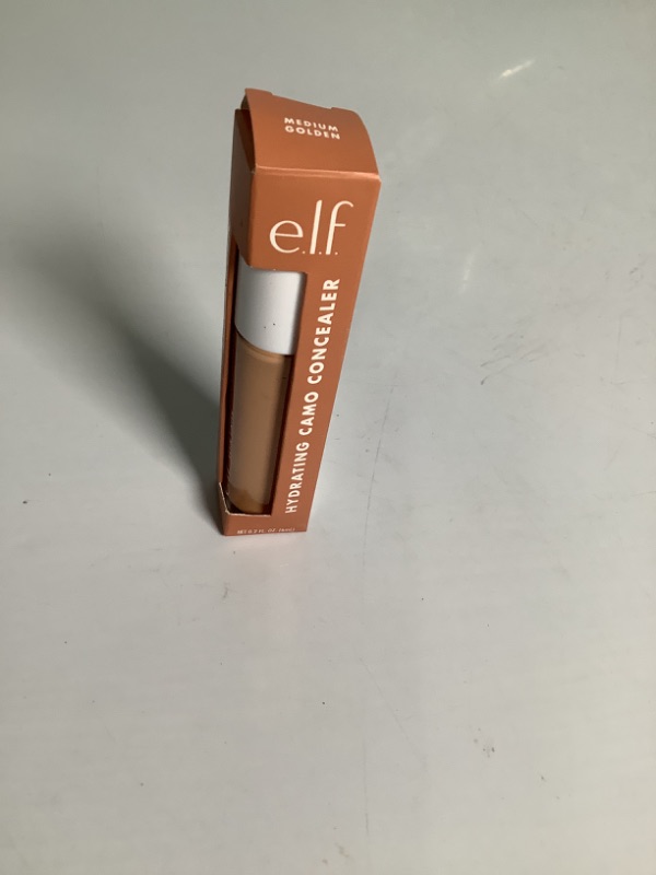 Photo 2 of e.l.f, Hydrating Camo Concealer, Lightweight, Full Coverage, Long Lasting, Conceals, Corrects, Covers, Hydrates, Highlights, Medium Golden, Satin Finish, 25 Shades, All-Day Wear, 0.20 Fl Oz Medium Golden 1 PAIR NEW 