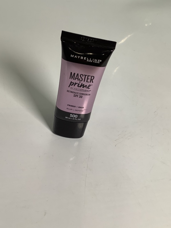 Photo 2 of Maybelline New York Facestudio Master Prime Primer Makeup, Blur+ Defend, 1 Fl Oz 1 PAIR NEW