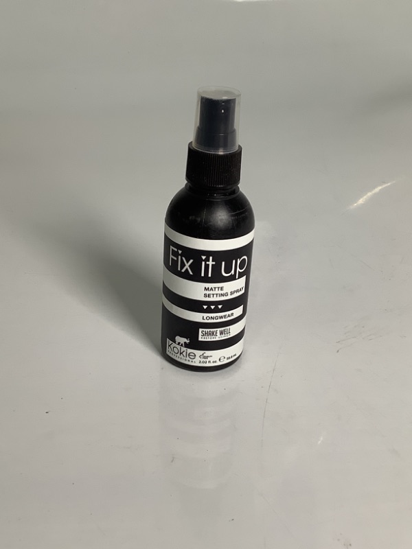 Photo 1 of KOKIE FIX IT UP MATTE SETTING SPRAY LONG WEAR SHAKE WELL BEFORE USING 1ONLY NEW