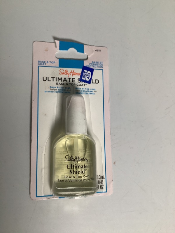 Photo 1 of SALLY HANSEN ULTIMATE SHIELD BASE AND TOP COAT NEW 