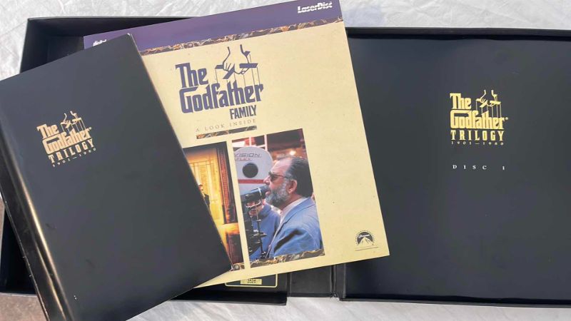 Photo 2 of THE GODFATHER TRILOGY FIRST EDITION LAZER DISC BOX SET
