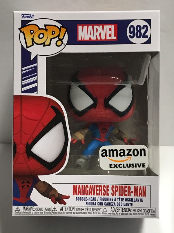 Photo 1 of NIB FUNKO POP MARVEL- MANGAVERSE SPIDER-MAN AMAZON EXCLUSIVE #982