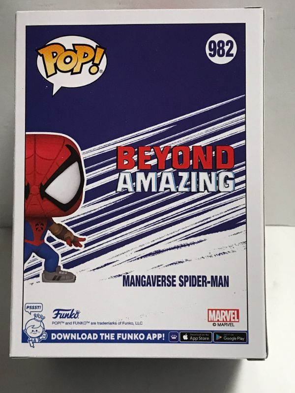 Photo 2 of NIB FUNKO POP MARVEL- MANGAVERSE SPIDER-MAN AMAZON EXCLUSIVE #982