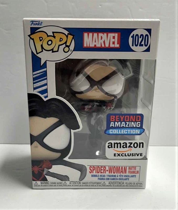 Photo 1 of NIB FUNKO POP MARVEL- SPIDER-WOMAN AMAZON EXCLUSIVE #1020