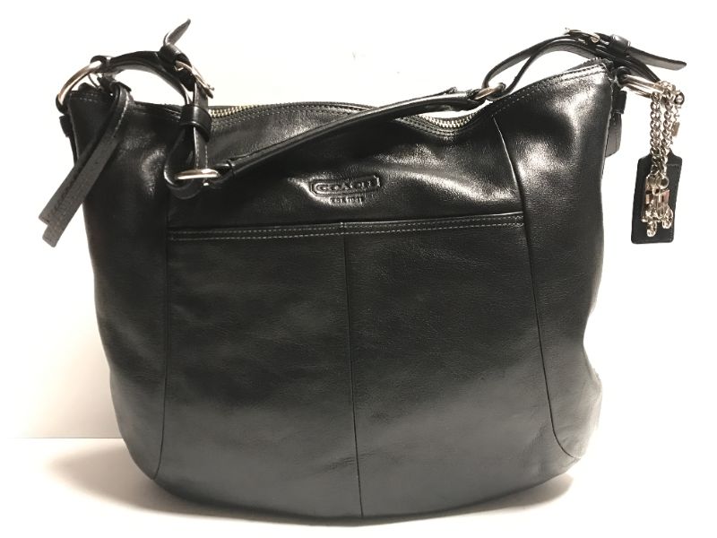 Photo 2 of NIB COACH SOHO BLACK LEATHER HOBO TOTE / PURSE