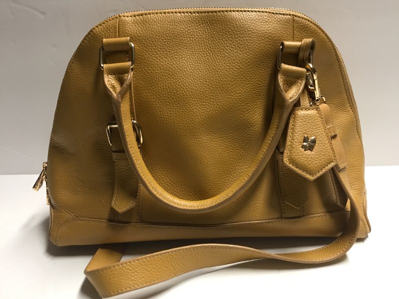 Photo 2 of ORA DELPHINE ARDEN YELLOW SATCHEL WITH DUST BAG