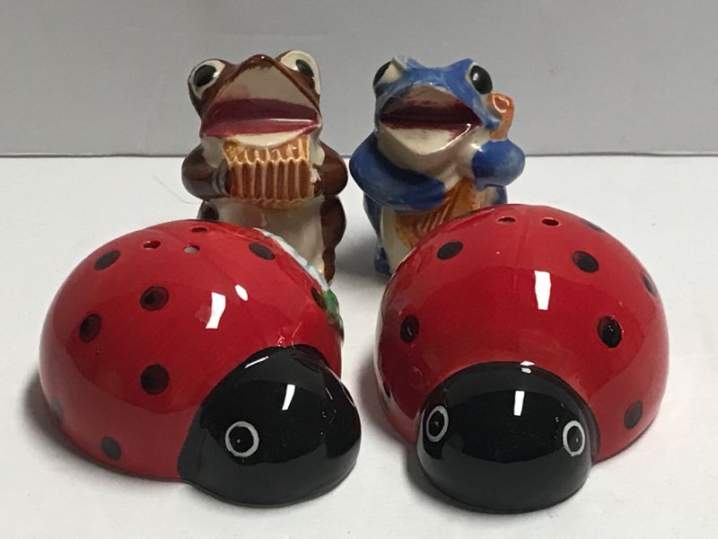 Photo 1 of VINTAGE SALT & PEPPER SHAKERS &
LADYBUG PFALTZEGRAFF S&P