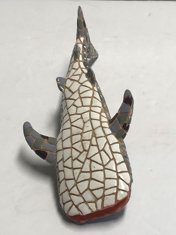 Photo 4 of WHALE SHARK 7” DECORATIVE SCULPTURE
HANDPAINTED BARCINO