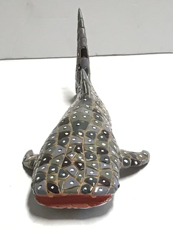 Photo 2 of WHALE SHARK 7” DECORATIVE SCULPTURE
HANDPAINTED BARCINO