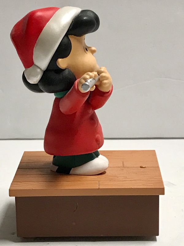 Photo 2 of VINTAGE HALLMARK PEANUTS LUCY ANIMATED FIGURE