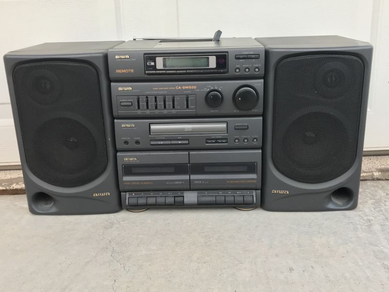 Photo 1 of AIWA STEREO MODEL # CA-DW550