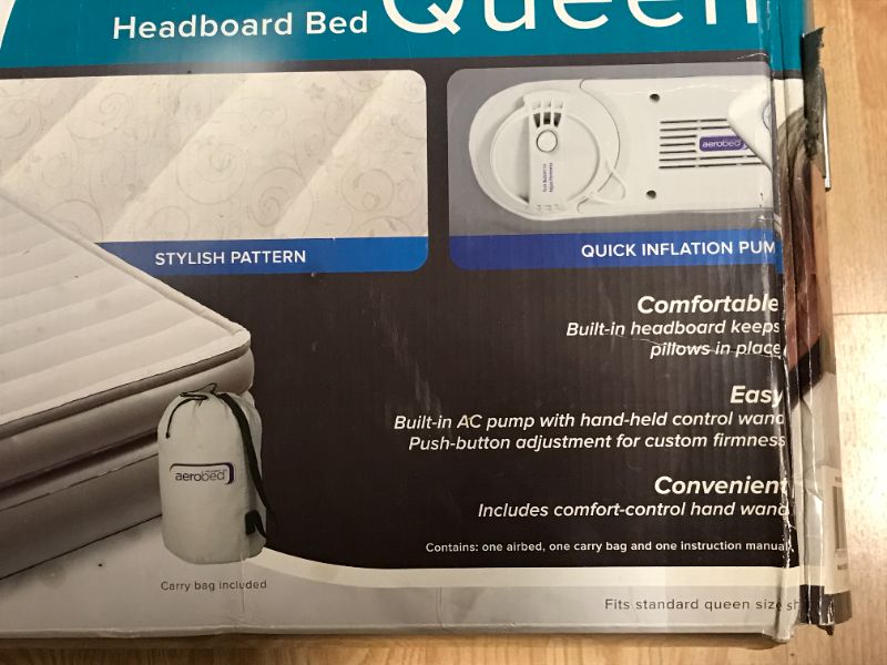 Photo 2 of AEROBED HEADBOARD BED -QUEEN SIZE IN BOX