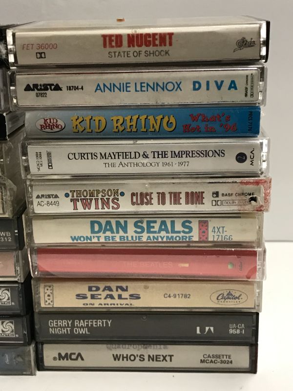 Photo 4 of VINTAGE CLASSIC ROCK CASSETTE TAPES