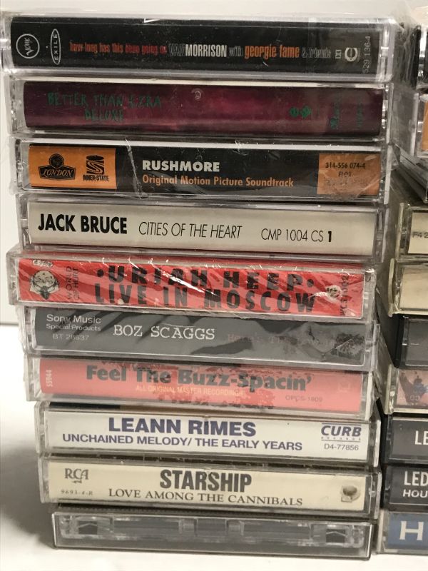 Photo 2 of VINTAGE CLASSIC ROCK CASSETTE TAPES