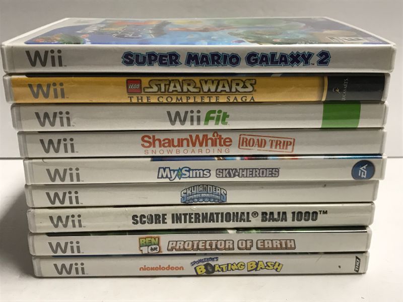 Photo 1 of 9 NINTENDO WII GAMES