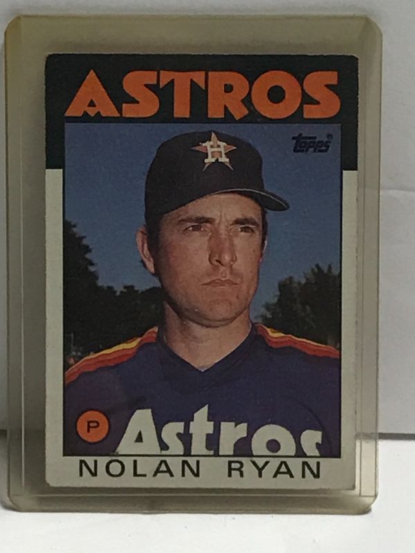 Photo 1 of 1986 TOPPS NORLAN RYAN #100 HOF