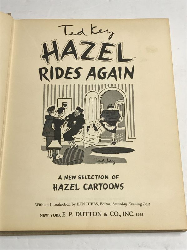Photo 3 of VINTAGE 1955 HAZEL RIDES AGAIN- NEW SELECTION CARTOONS BY TED KEY