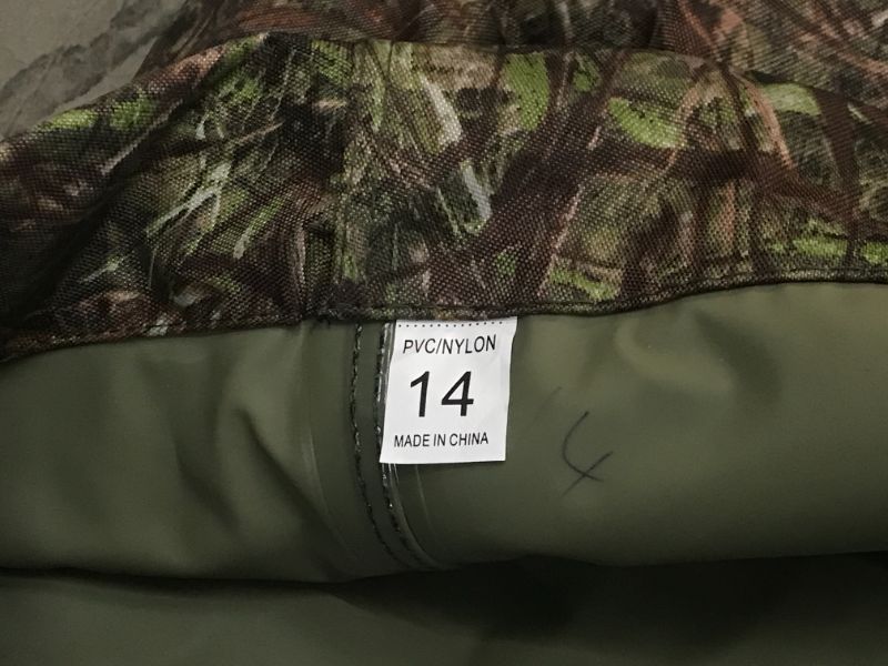 Photo 4 of FOXELLI CHST WADERS CAMO NEOPRENE HUNTING & FISHING WADERS FOR MEN & WOMAN WITH BOOTS SIZE 14