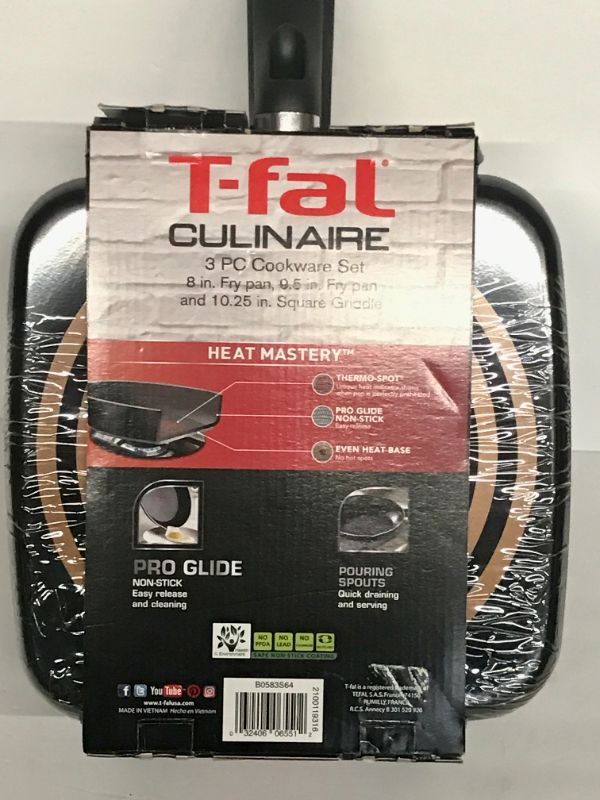 Photo 2 of T-FAL CULINAIRE 3pc COOKWARE SET