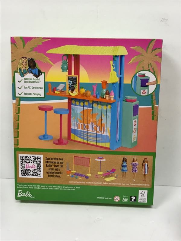 Photo 4 of NIB / BARBIE BEACH SHACK WITH 3 BARBIES