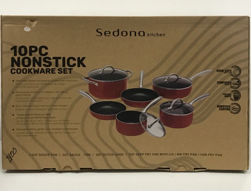 Photo 1 of NEW SEDONA KITCHEN 10PC NONSTICK COOKWARE SET