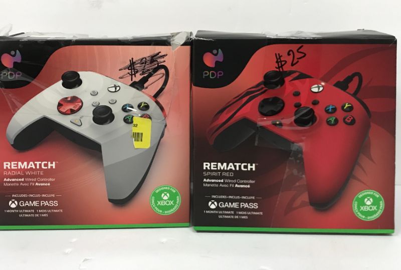 Photo 4 of XBOX REMATCH CONTROLLERS & RIG HEADPHONES