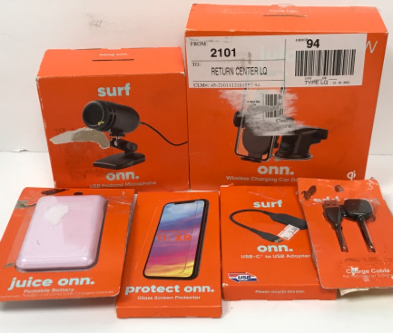 Photo 1 of SURF ONN BATTERY PACK , CHARGING CABLES, MICROPHONES & MORE