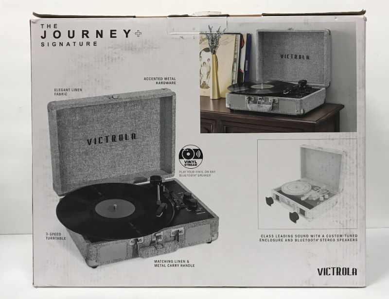 Photo 3 of NEW VICTROLA THE JOURNEY SIGNATURE RECORD PLAYER