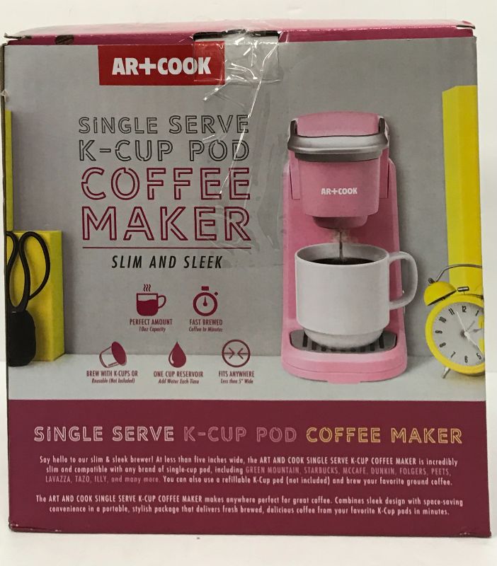 Photo 3 of NEW AR+COOK SINGLE SERVE K-CUP POD COFFEE MAKER