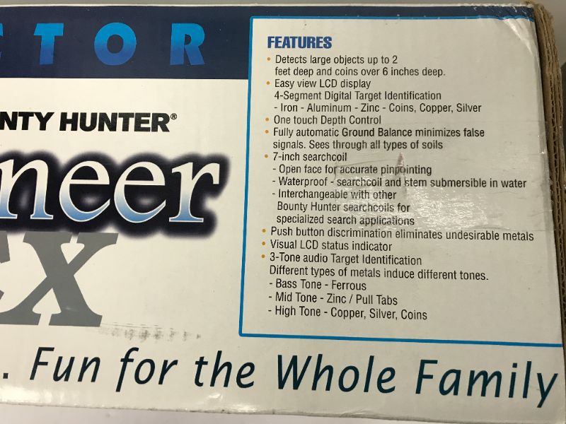 Photo 6 of BOUNTY HUNTER PIONEER EX METAL DETECTOR