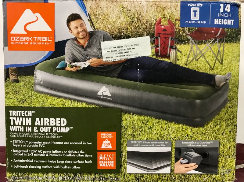 Photo 2 of NEW OUTDOOR CAMPING OZARK TRAIL TRITECH TWIN AIRBED & SIERRA DESIGNS 6 PERSONS TENT