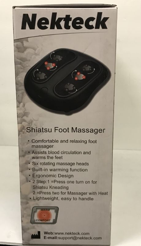 Photo 2 of NEW NEKTECK SHIATSU FOOT MASSAGER