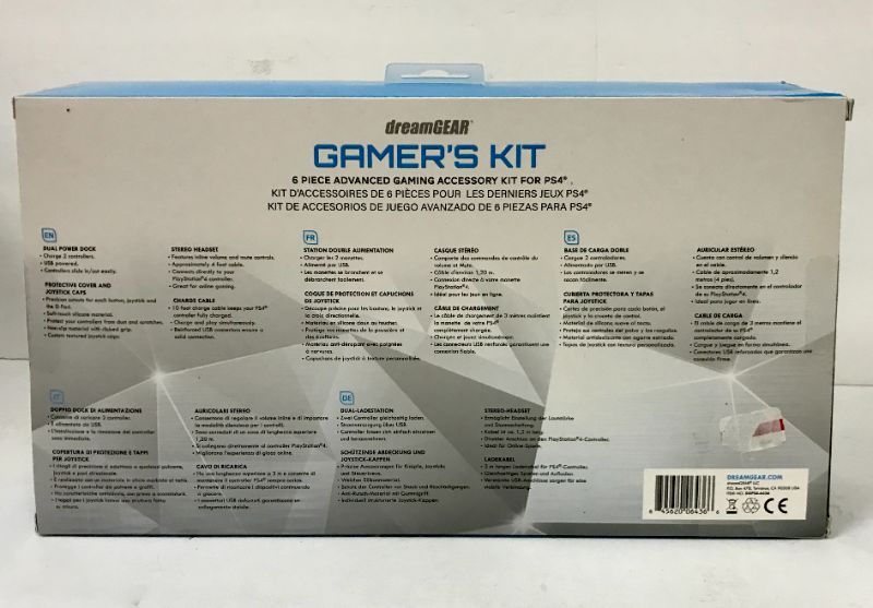 Photo 2 of PS4 DREAM GEAR GAMERS KIT NIB