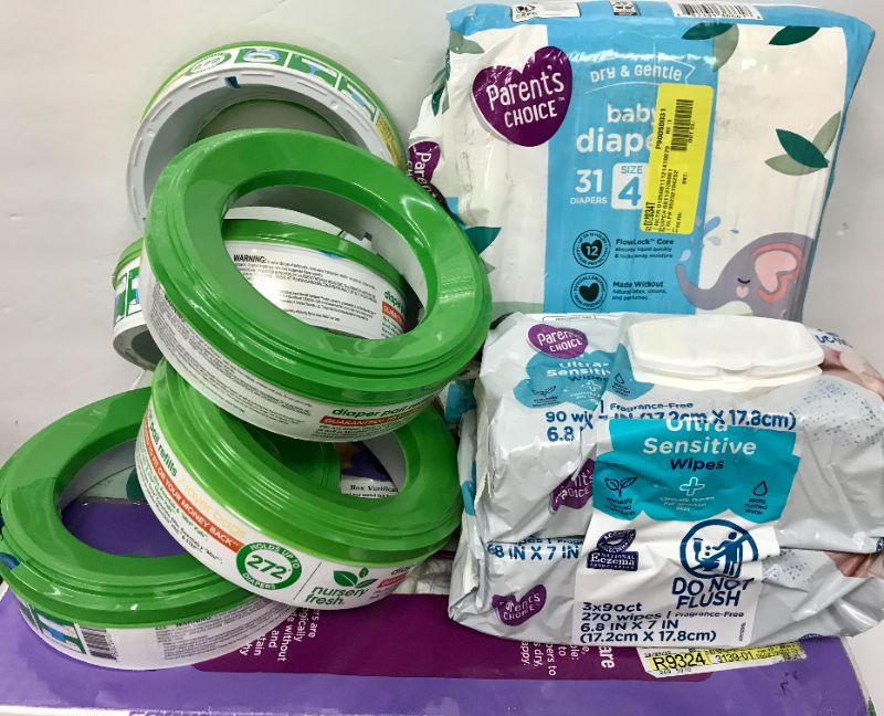 Photo 1 of PARENTS CHOICE DIAPERS & WIPES