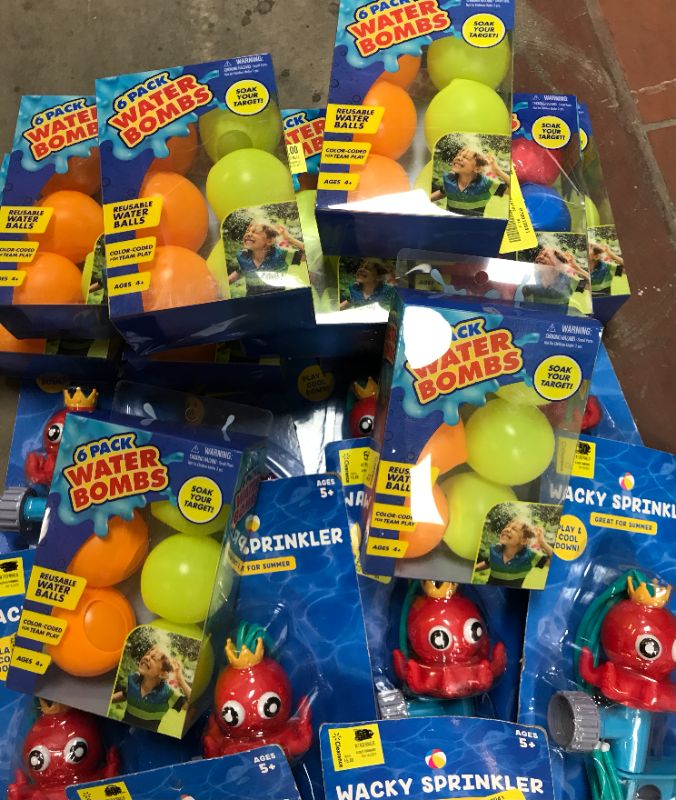 Photo 2 of NEW LARGE COLLECTION OF WATER TOYS IN FACTORY PACKAGING