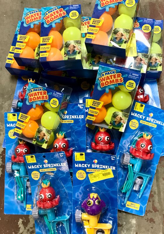 Photo 3 of NEW LARGE COLLECTION OF WATER TOYS IN FACTORY PACKAGING