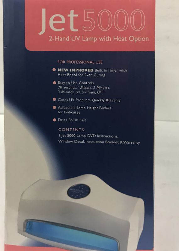 Photo 2 of NEW IBD JET 5000 2 HAND UV LAMP WITH HEAT OPTION