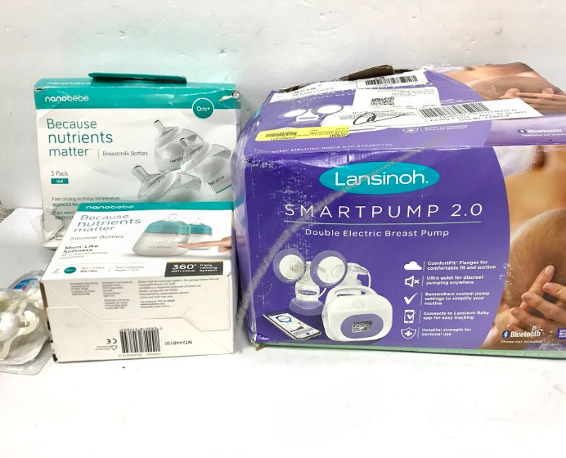 Photo 1 of LANDINOH SMART PUMP & NANOBEBE BOTTLES