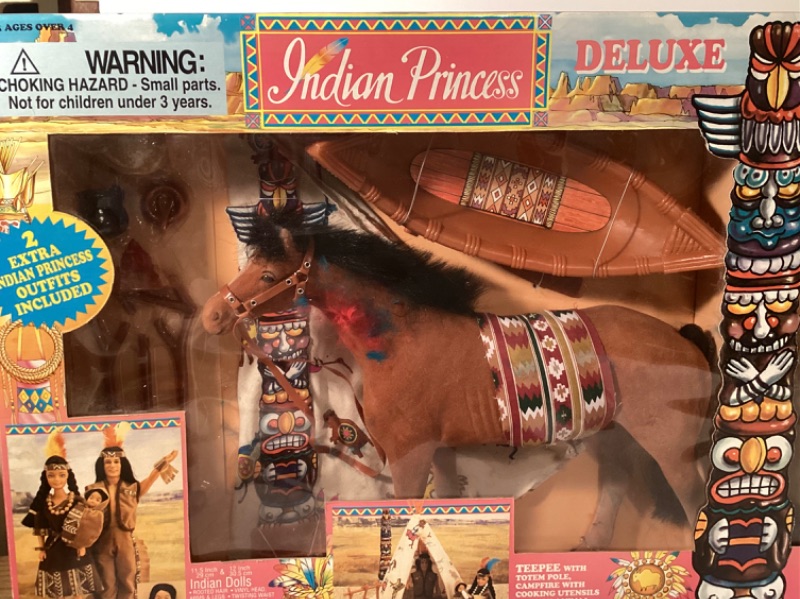 Photo 2 of VINTAGE INDIAN PRINCESS DELUXE PLAY SET
47 PIECES - NOS