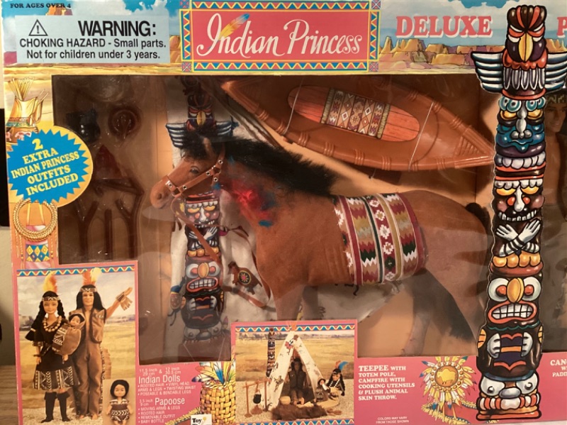 Photo 3 of VINTAGE INDIAN PRINCESS DELUXE PLAY SET
47 PIECES - NOS